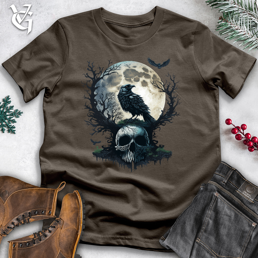 Viking Goods Graveyard Raven Cotton Tee Army / L