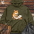 Viking Goods Hamster Finance Manager Midweight Hooded Sweatshirt Army / L