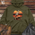 Viking Goods Heron Lakeside Grilling Midweight Hooded Sweatshirt Army / L