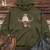 Viking Goods Highland Cattle Cozy Midweight Hooded Sweatshirt Army / L