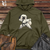 Viking Goods Karate Pekingese Power Midweight Hooded Sweatshirt Army / L