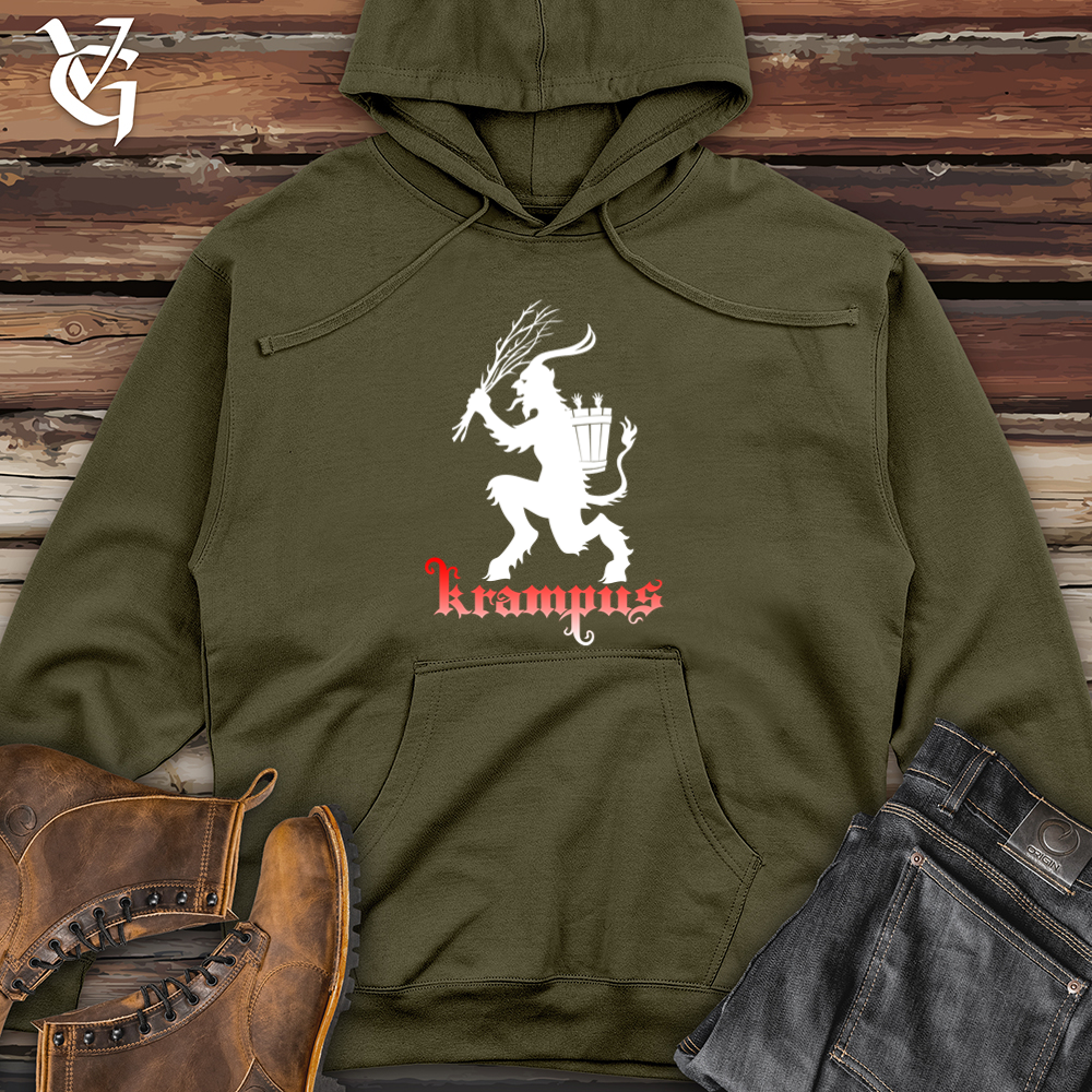 Viking Goods Krampus Midweight Hooded Sweatshirt Army / L