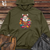 Viking Goods Llama Knitter's Joy Midweight Hooded Sweatshirt Army / L