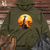 Viking Goods Meerkat Safari Sunset Midweight Hooded Sweatshirt Army / L