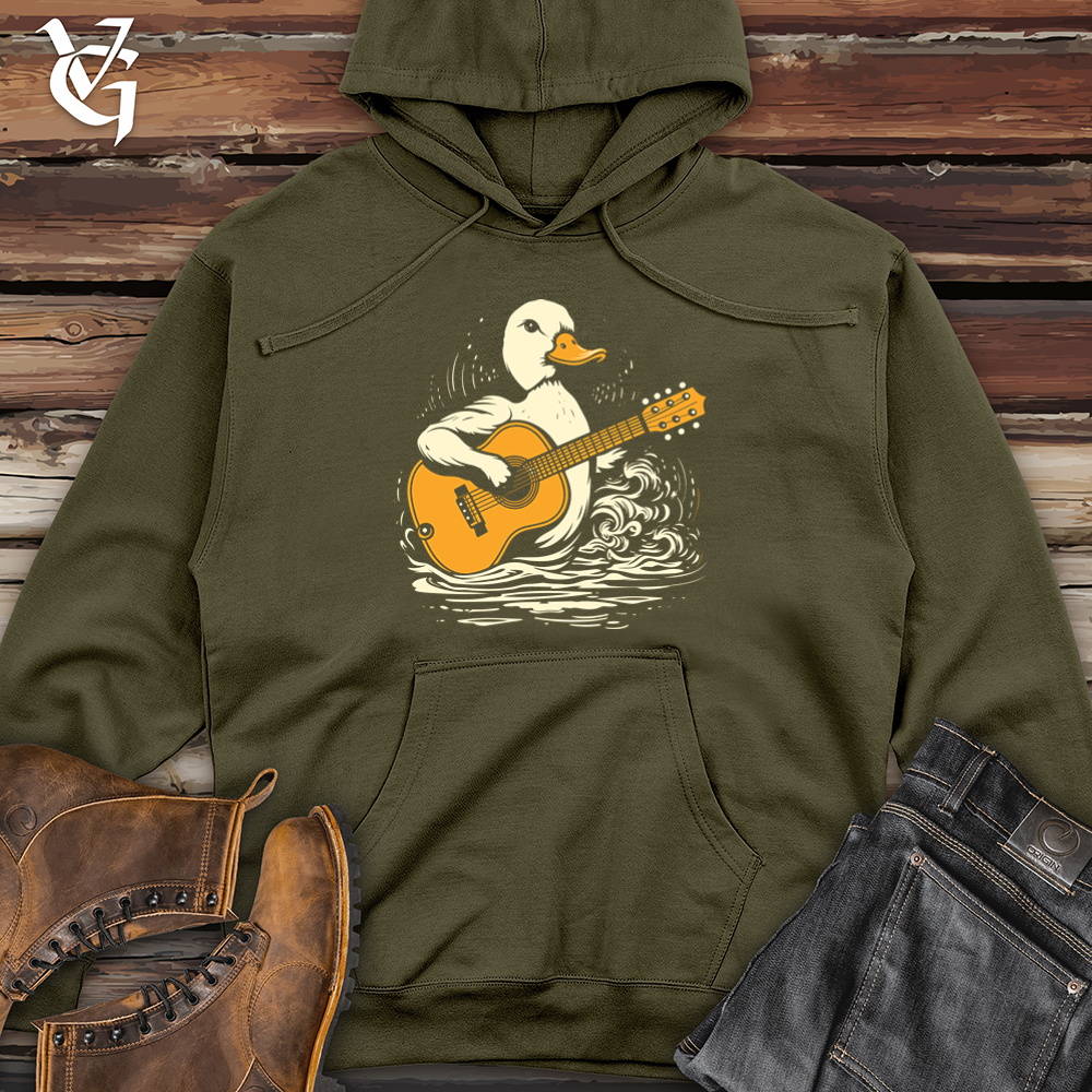 Viking Goods Melodic Mallard Midweight Hooded Sweatshirt Army / L