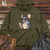 Viking Goods Mouse Bookworm Scholar Midweight Hooded Sweatshirt Army / L