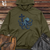 Viking Goods Octopus Cross Midweight Hooded Sweatshirt Army / L