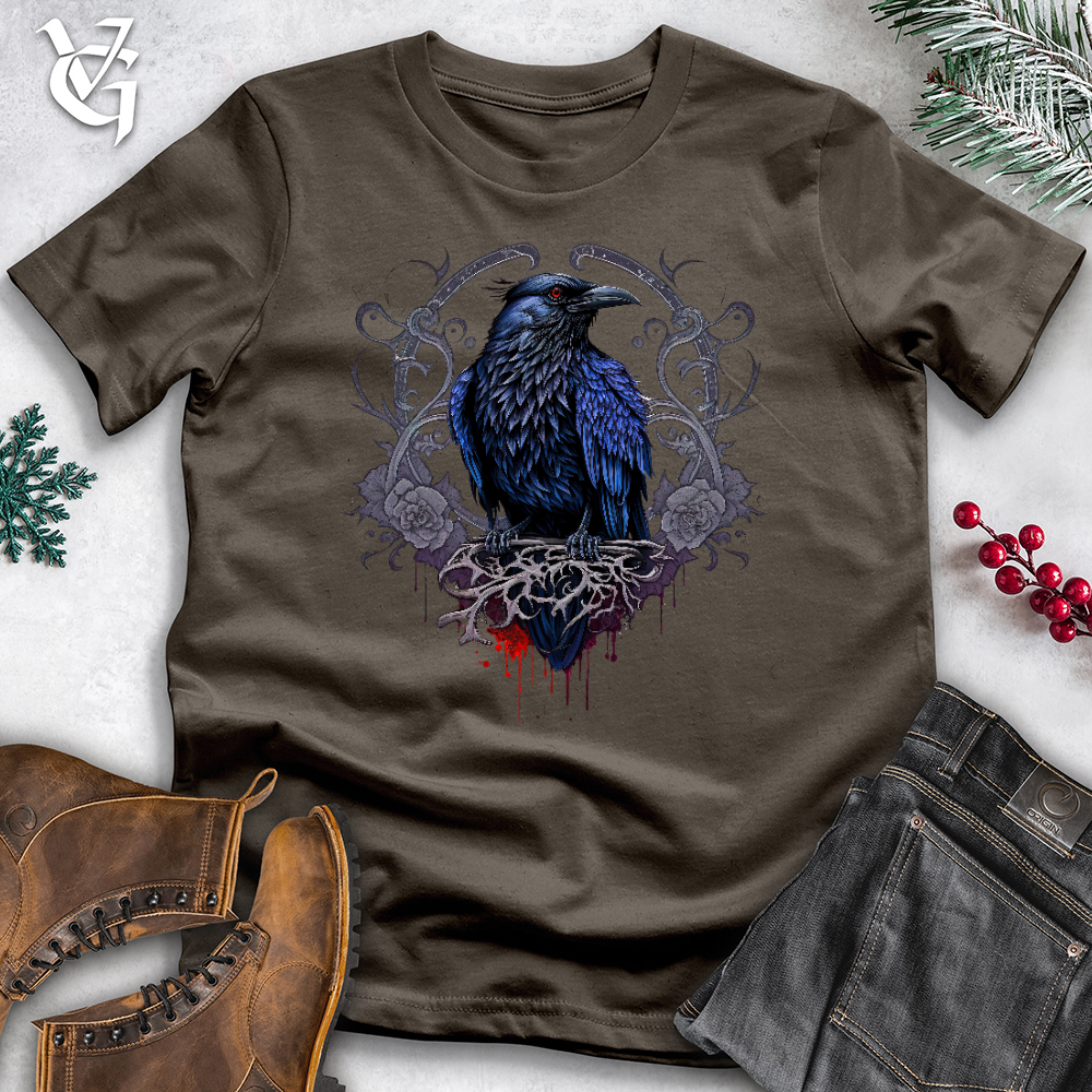 Viking Goods Odins Raven Cotton Tee Army / L