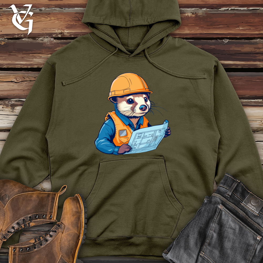 Viking Goods Otter Foreman Expert Midweight Hooded Sweatshirt Army / L