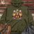 Viking Goods Otter Space Trio Midweight Hooded Sweatshirt Army / L