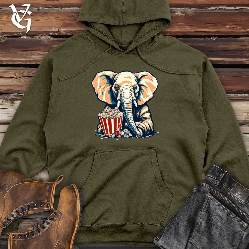 Viking Goods Pachyderm Snacker Midweight Hooded Sweatshirt Army / L