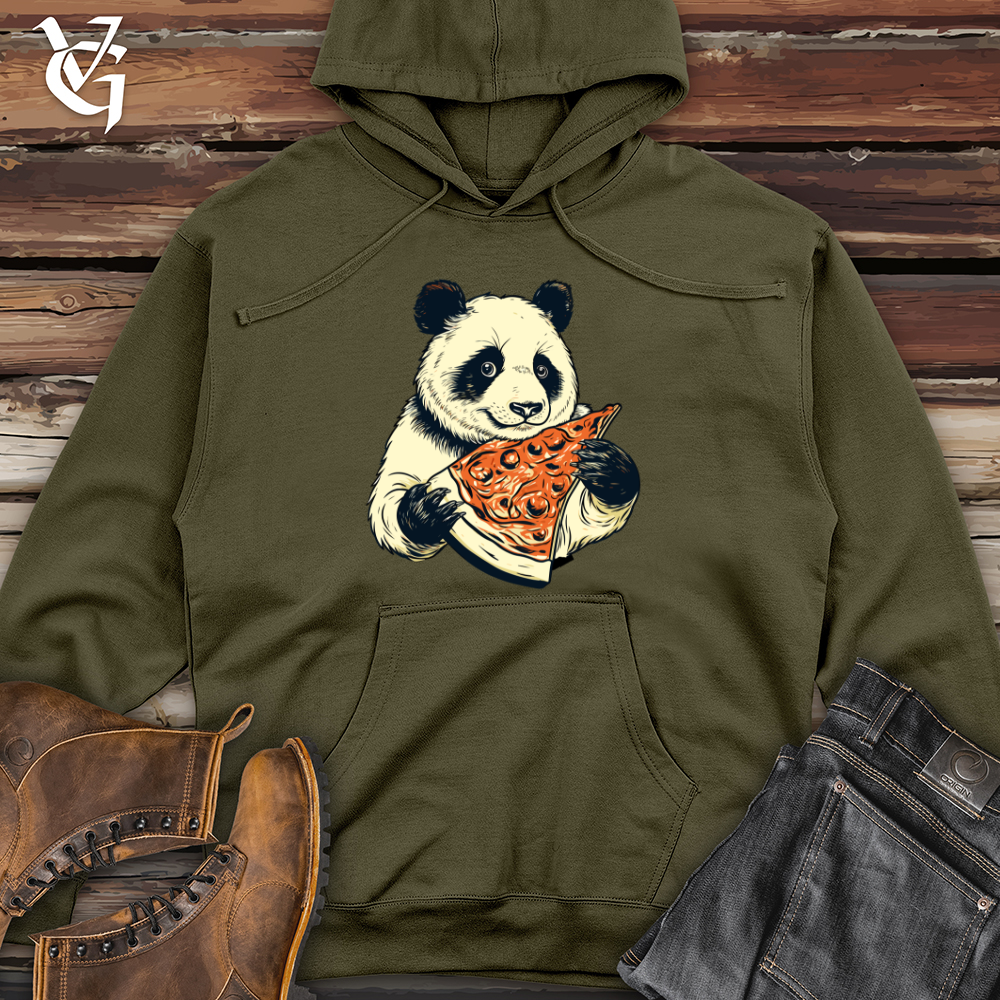 Viking Goods Panda Pizzamania Midweight Hooded Sweatshirt Army / L