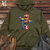 Viking Goods Parrot Geometric Dance Midweight Hooded Sweatshirt Army / L