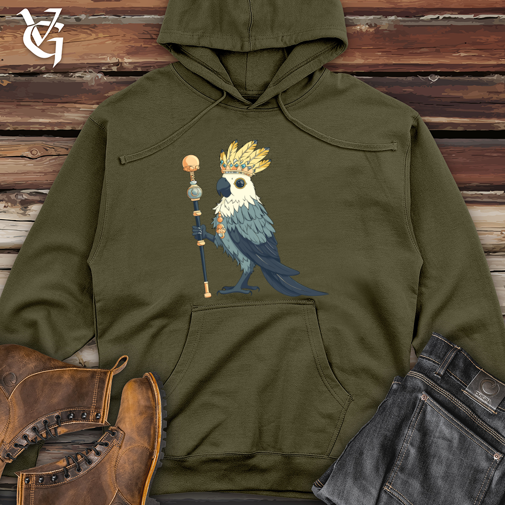 Viking Goods Parrot Monarch Elegance Midweight Hooded Sweatshirt Army / L