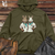 Viking Goods Rabbits Healthcare Team Midweight Hooded Sweatshirt Army / L