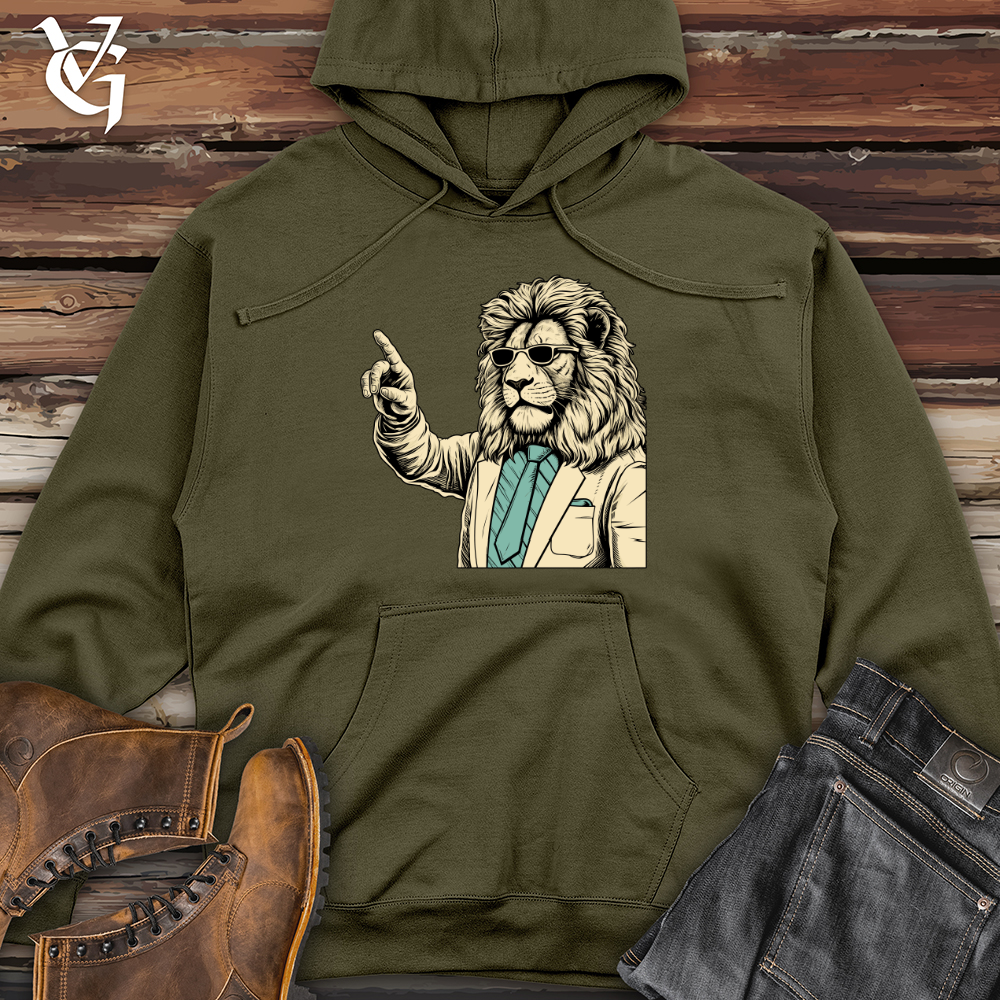 Viking Goods Roaring Classroom Wisdom Midweight Hooded Sweatshirt Army / L