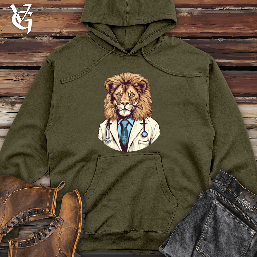 Viking Goods Roaring Classroom Wisdom Midweight Hooded Sweatshirt Army / L