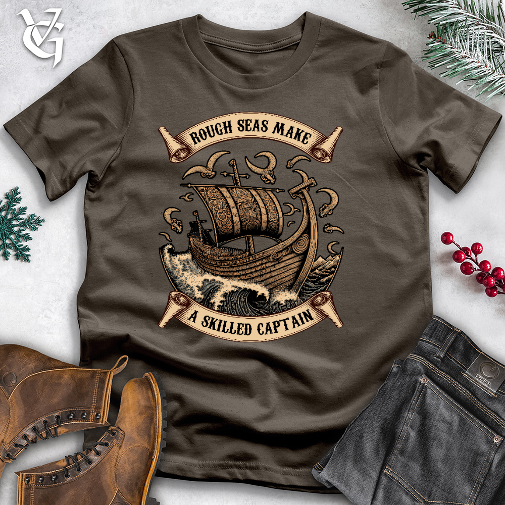 Viking Goods Rough Seas Cotton Tee Army / L