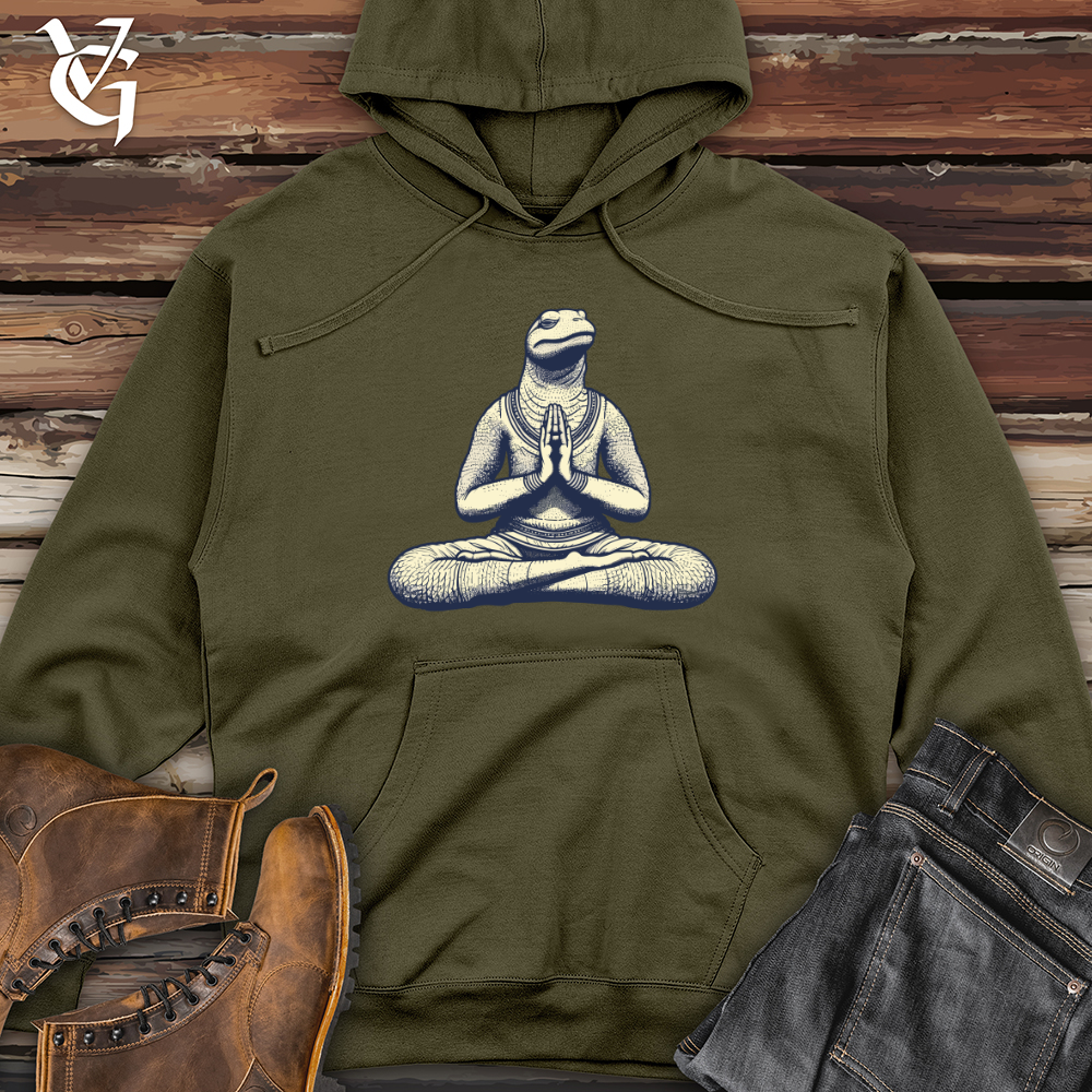 Viking Goods Salamander Zen Master Midweight Hooded Sweatshirt Army / L