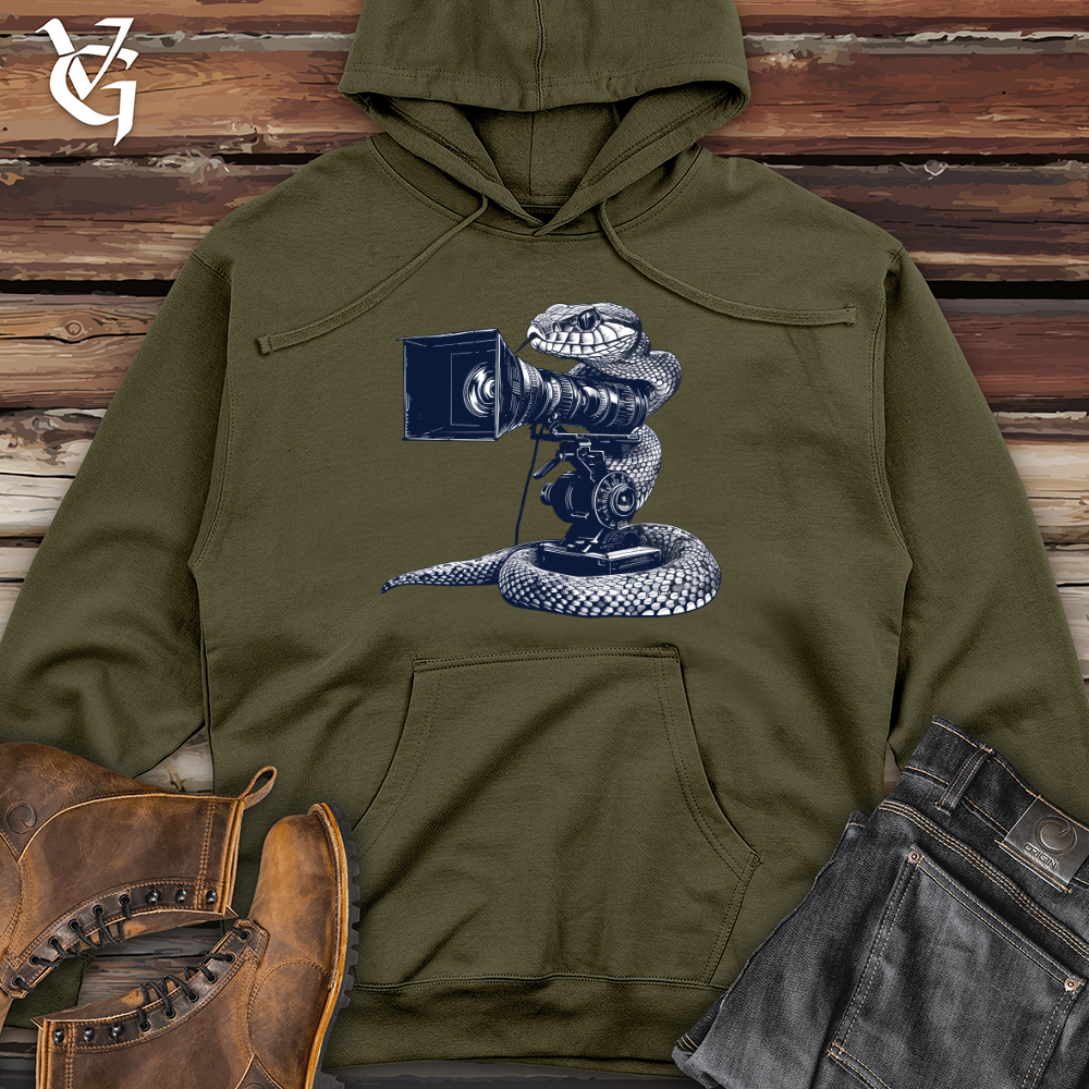 Viking Goods Snake Cinematic Shoot Midweight Hooded Sweatshirt Army / L