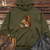 Viking Goods Squirrel Nut Feast Midweight Hooded Sweatshirt Army / L