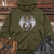 Viking Goods Tribal Dragon Inferno Midweight Hooded Sweatshirt Army / L