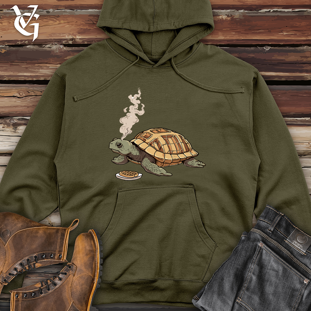 Viking Goods Turtle Waffle Breakfast Midweight Hooded Sweatshirt Maroon / L