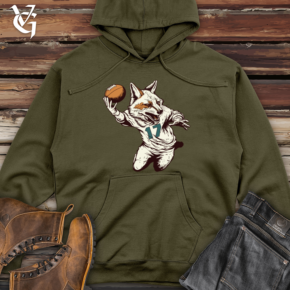 Viking Goods Vixen Arm Toss Midweight Hooded Sweatshirt Army / L