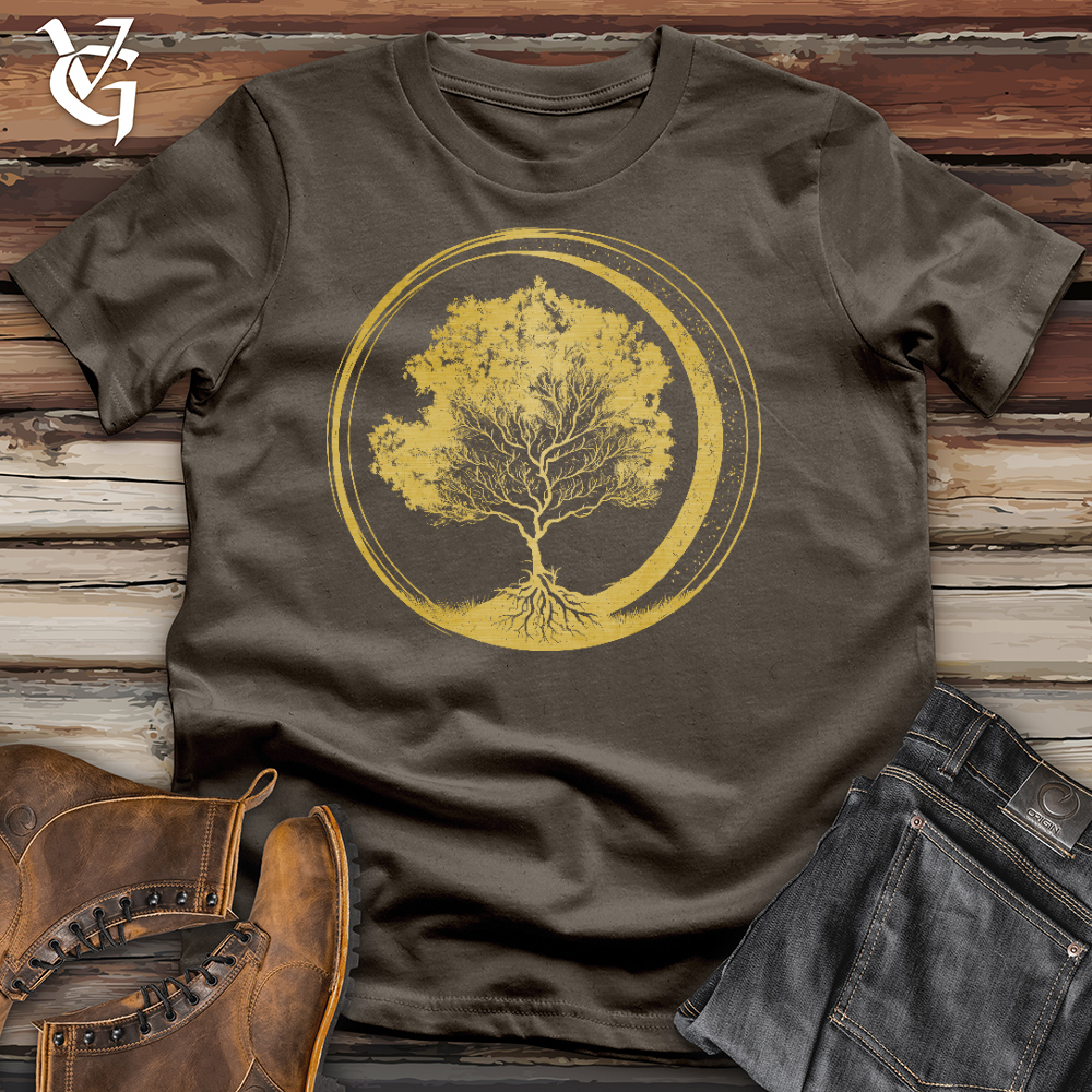 Viking Goods Zen Circle Tree Cotton Tee Army / L