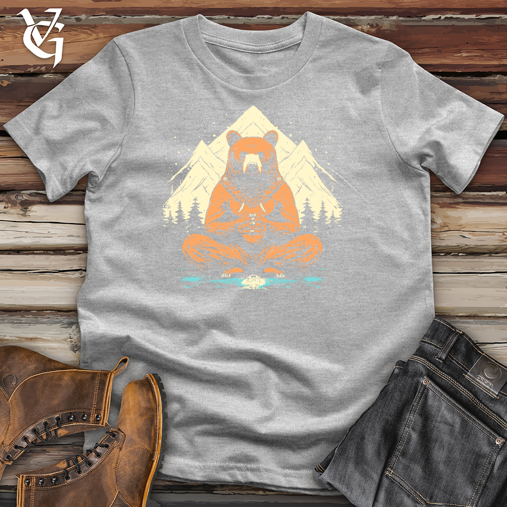 Viking Goods A Bears in Mountain Pose Cotton Tee Dark Grey / L