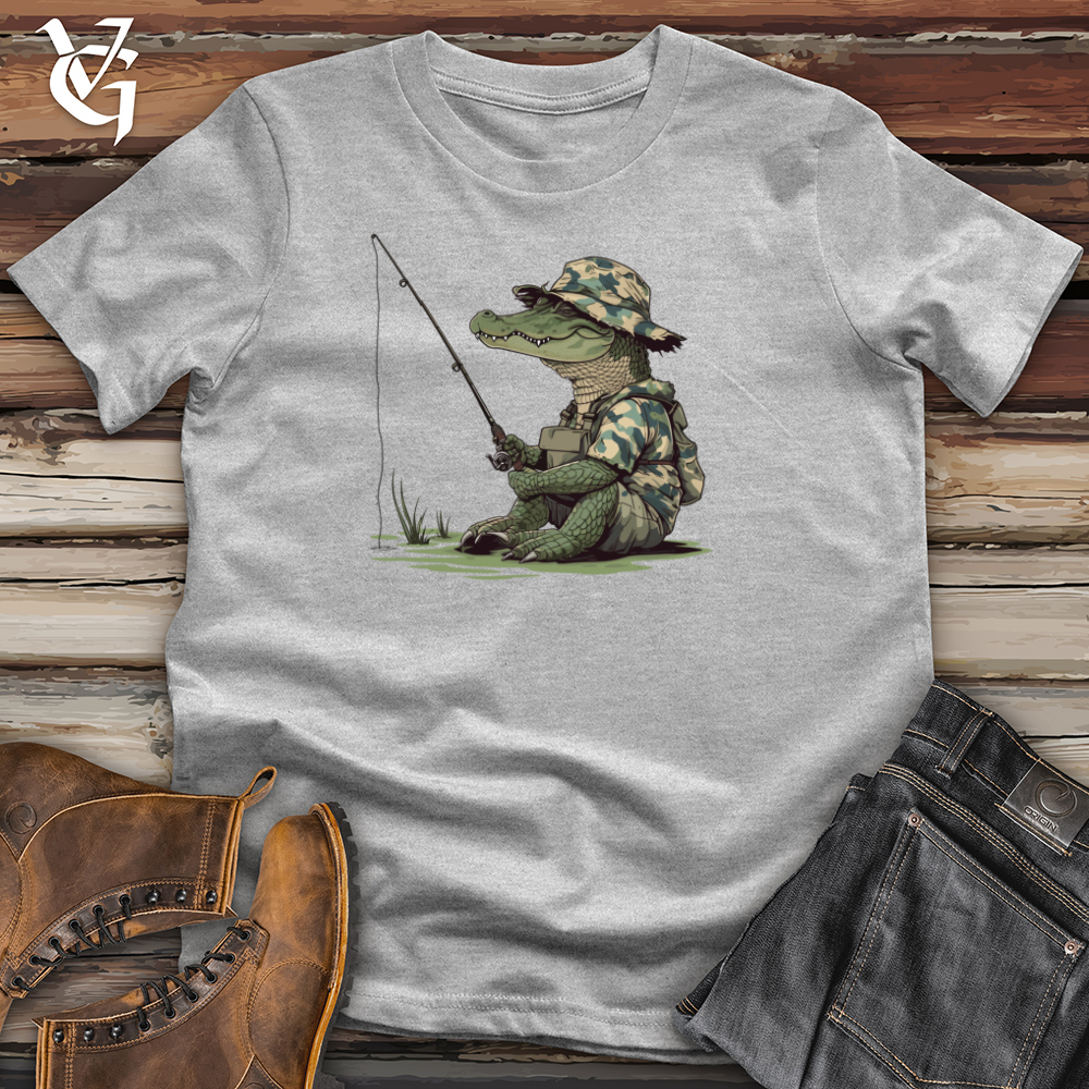 Viking Goods Alligator Angler Adventure Cotton Tee Ash / L