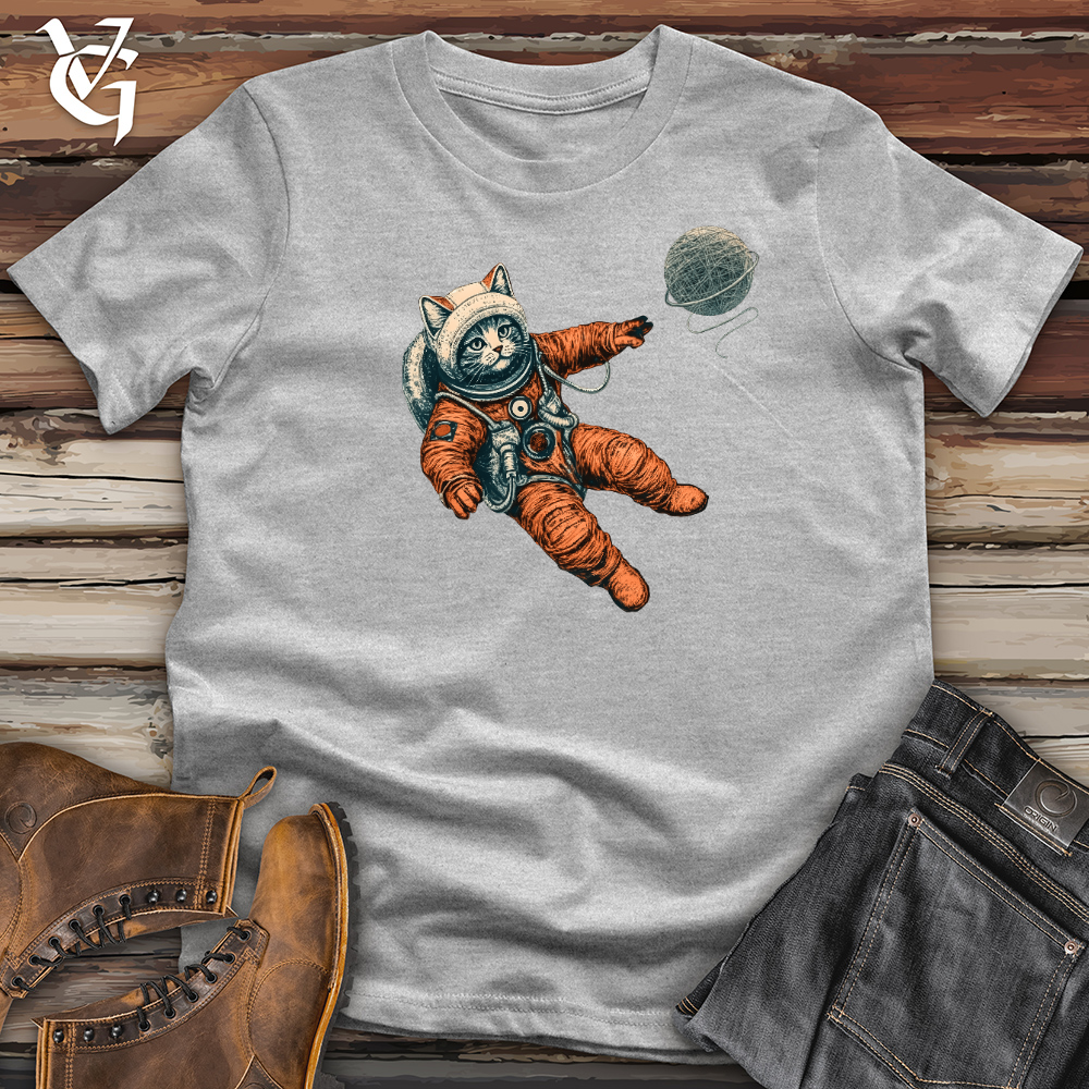 Viking Goods Astronaut Kitty Cotton Tee Ash / L