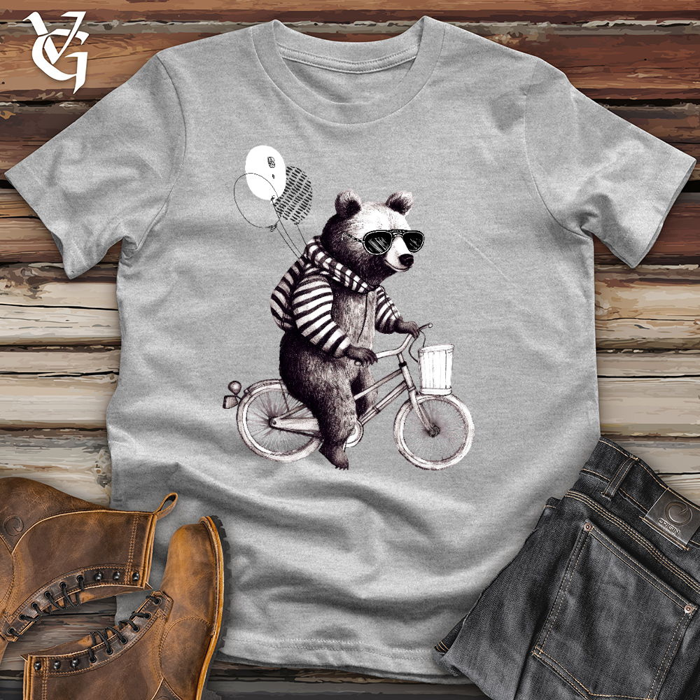 Viking Goods Bear Biker Cotton Tee Ash / L