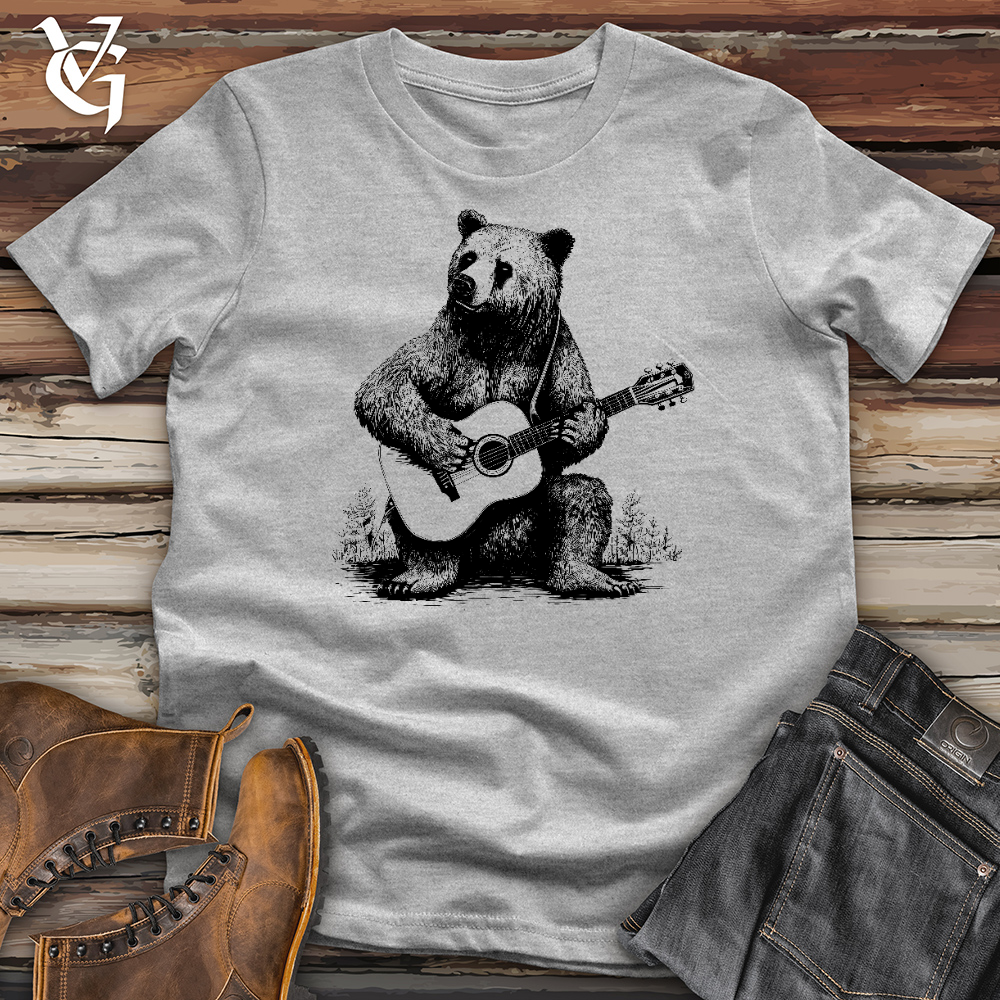 Viking Goods Bear Guitarist Cotton Tee Ash / L