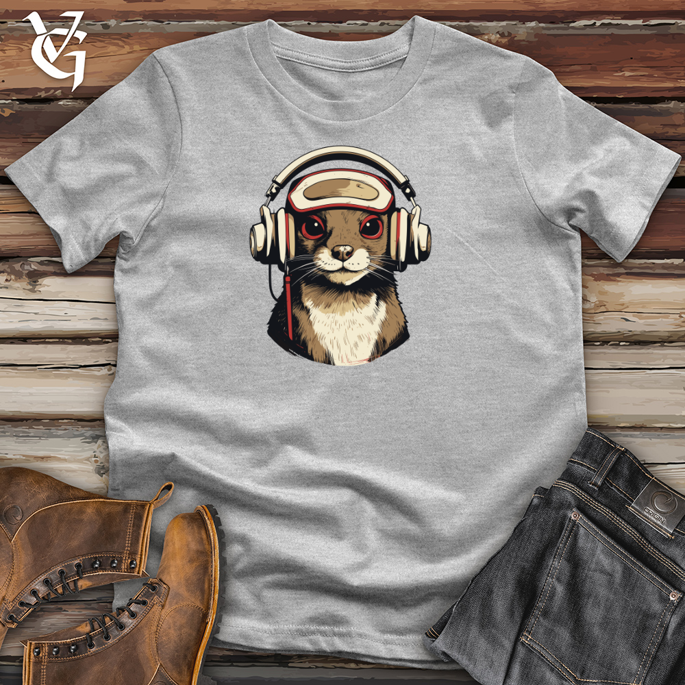 Viking Goods Classic Beats Mongoose Headphone Style Cotton Tee Ash / L