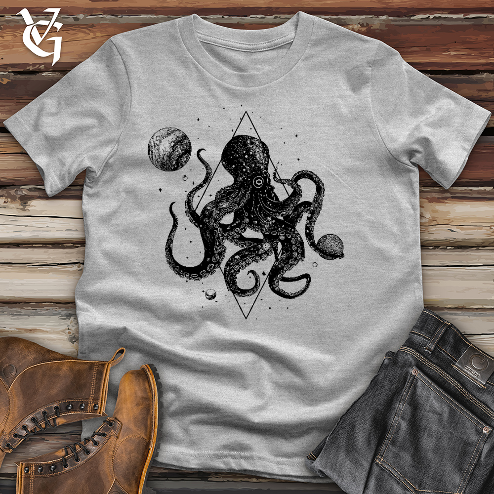 Viking Goods Cosmic Octopus Cotton Tee Ash / L
