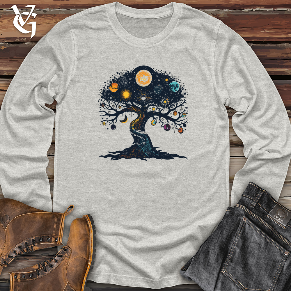 Viking Goods Cosmic Tree Universe Long Sleeve Ash / L