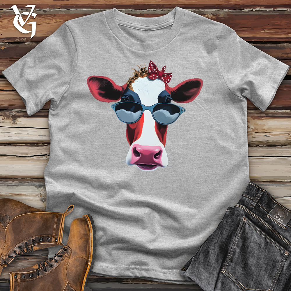 Viking Goods Cow Lady Boss Cotton Tee Ash / L