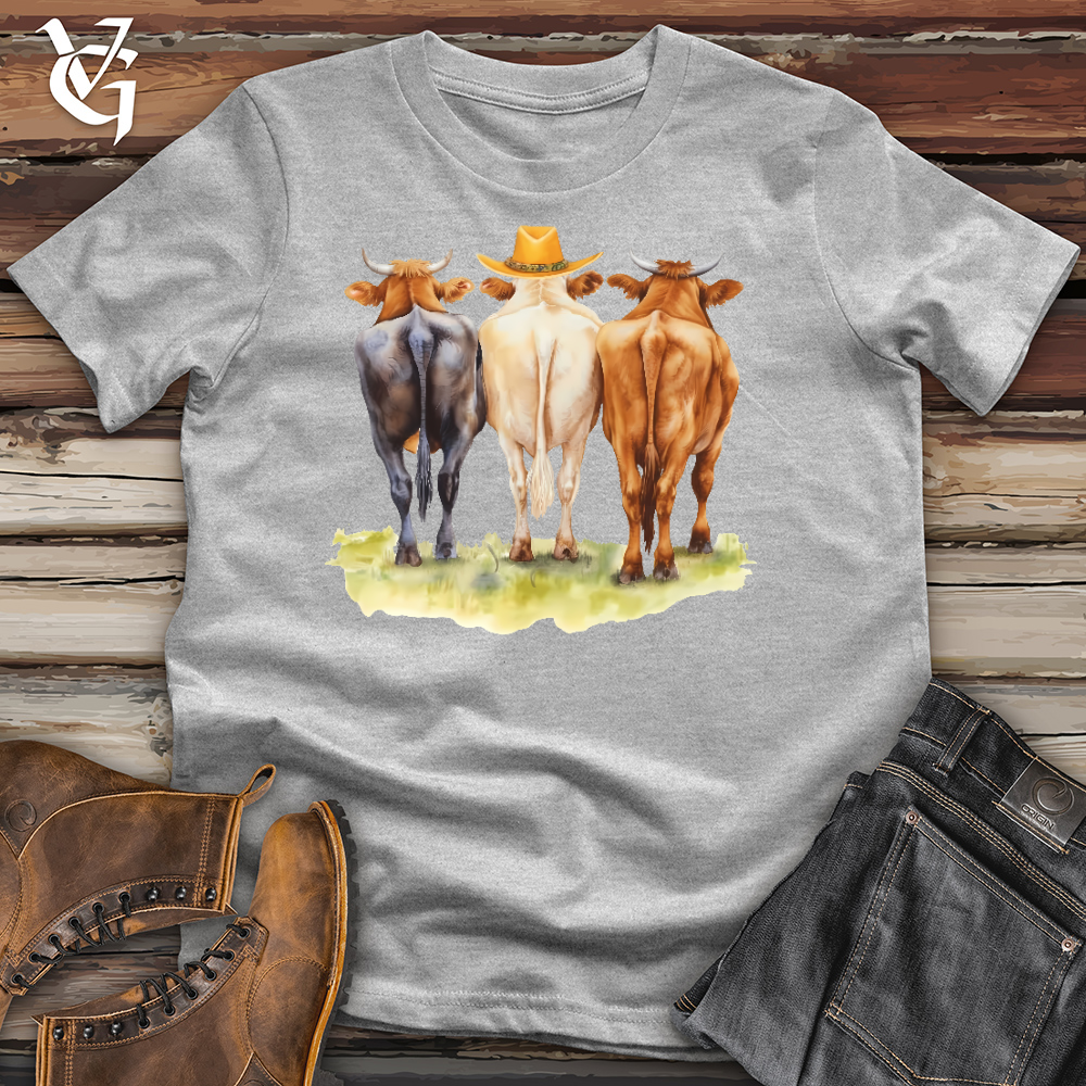 Viking Goods Cow Trio Cotton Tee Ash / L