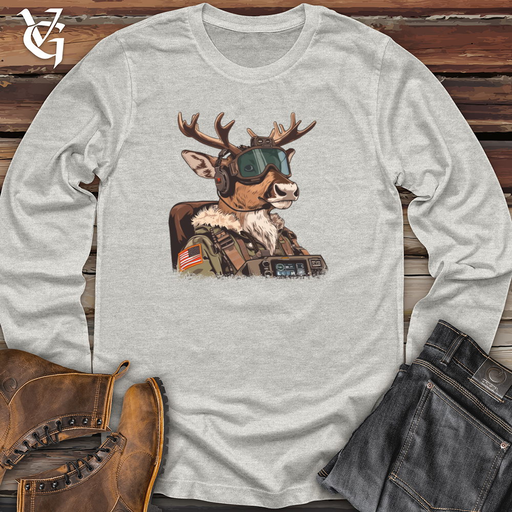 Viking Goods Deer Pilot Gear up Long Sleeve Ash / L