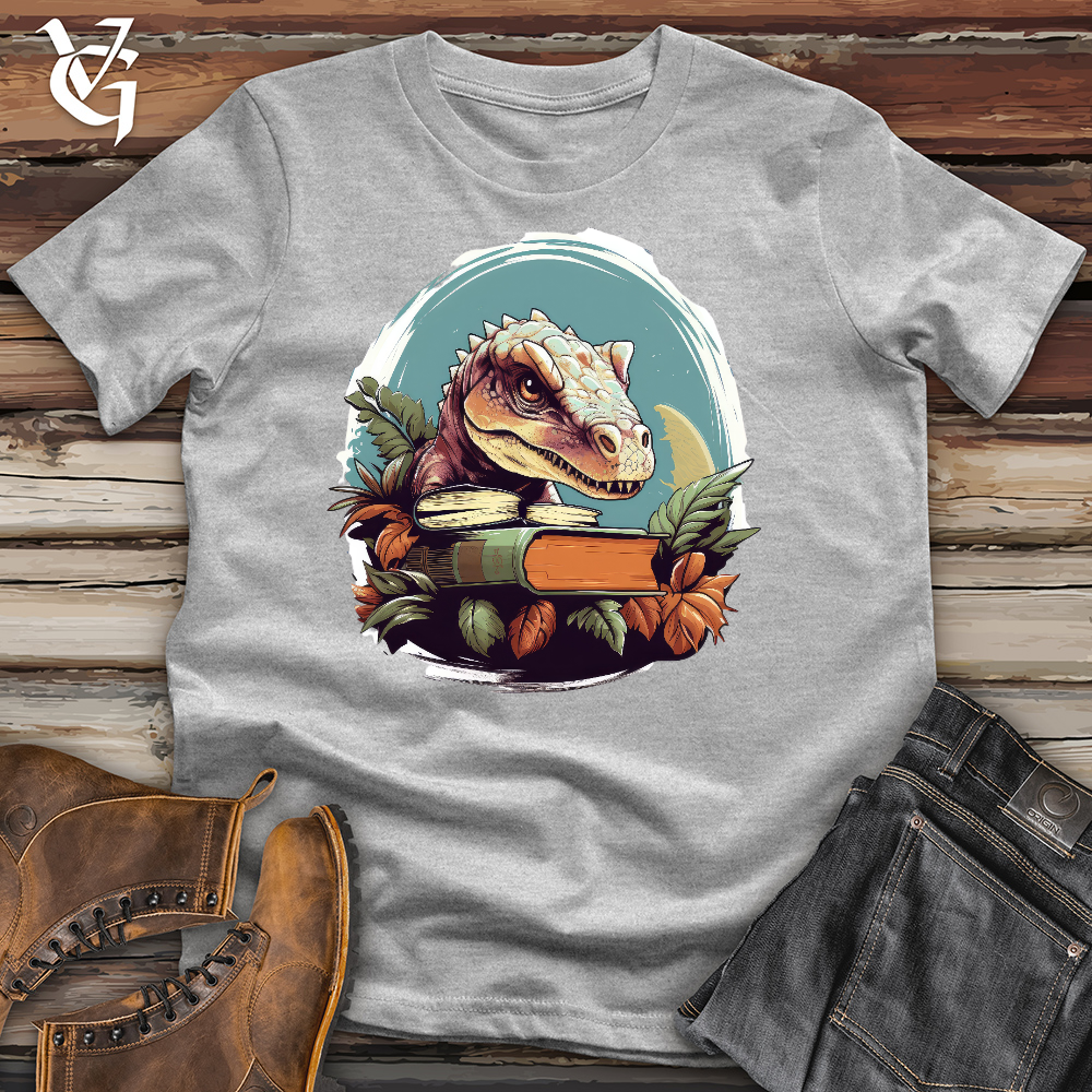 Dino Book Worm Cotton Tee