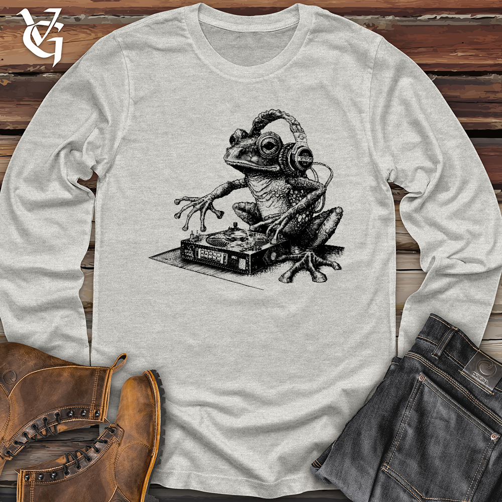Viking Goods Dj Frog Long Sleeve Ash / L