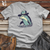 Viking Goods Dolphin Cowboy Ripples Cotton Tee Ash / L