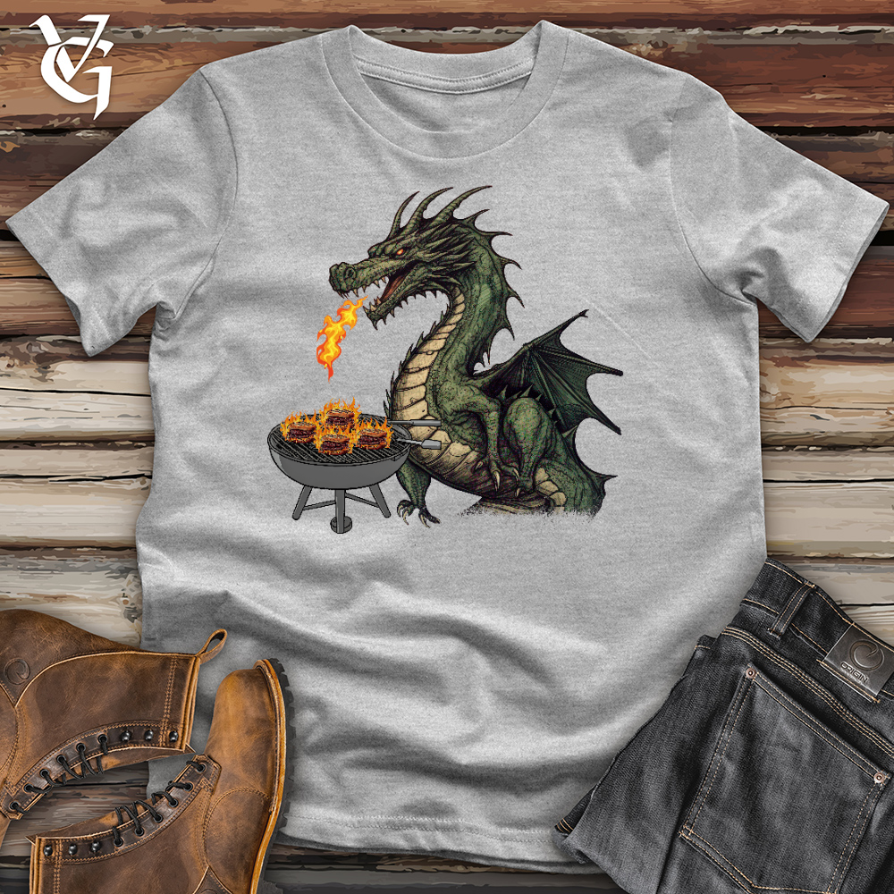 Viking Goods Dragon Grill Master Cotton Tee Ash / L