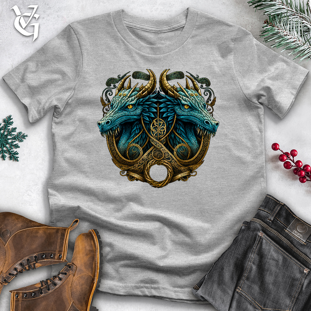 Viking Goods Dragon Reflection Cotton Tee Ash / L