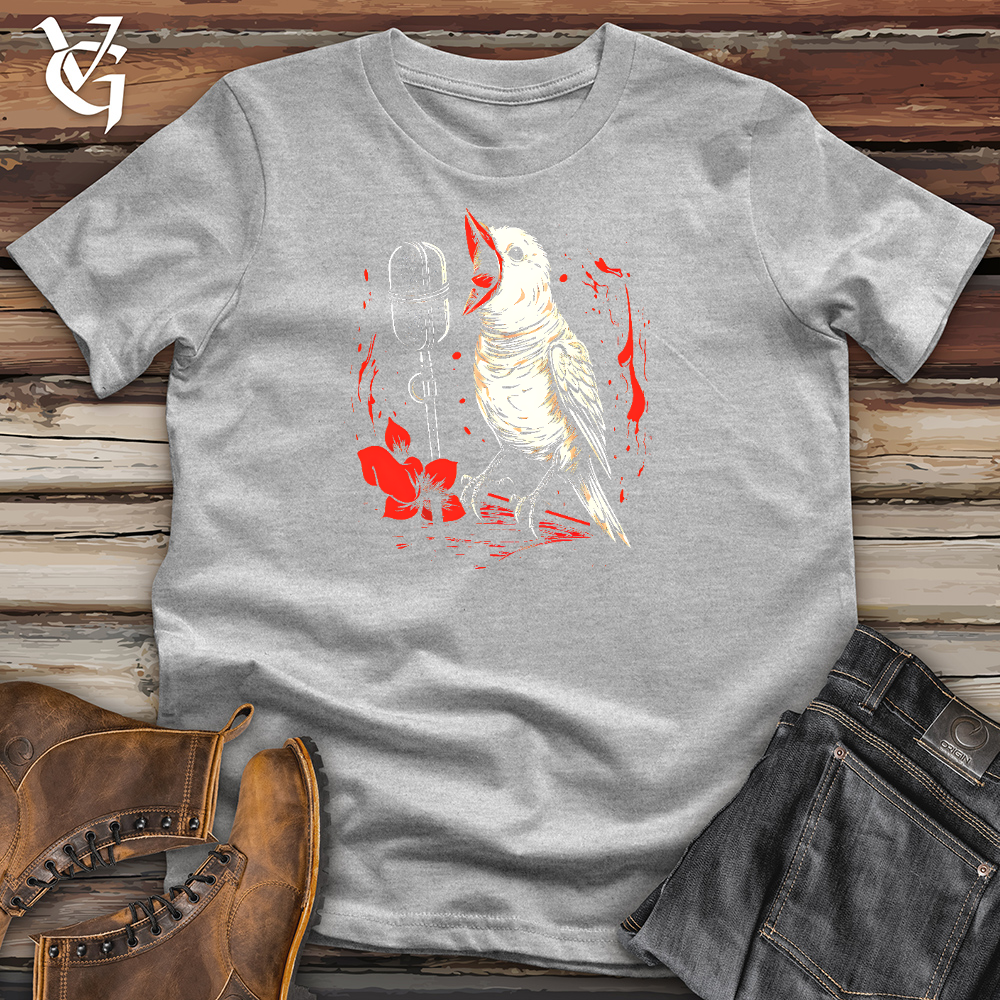 Viking Goods Featuring a Bird Cotton Tee Ash / L