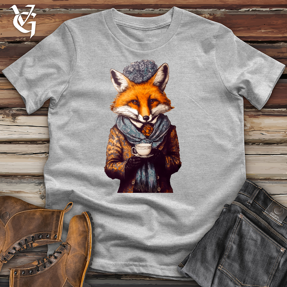 Viking Goods Fox Beanie Cotton Tee Ash / L