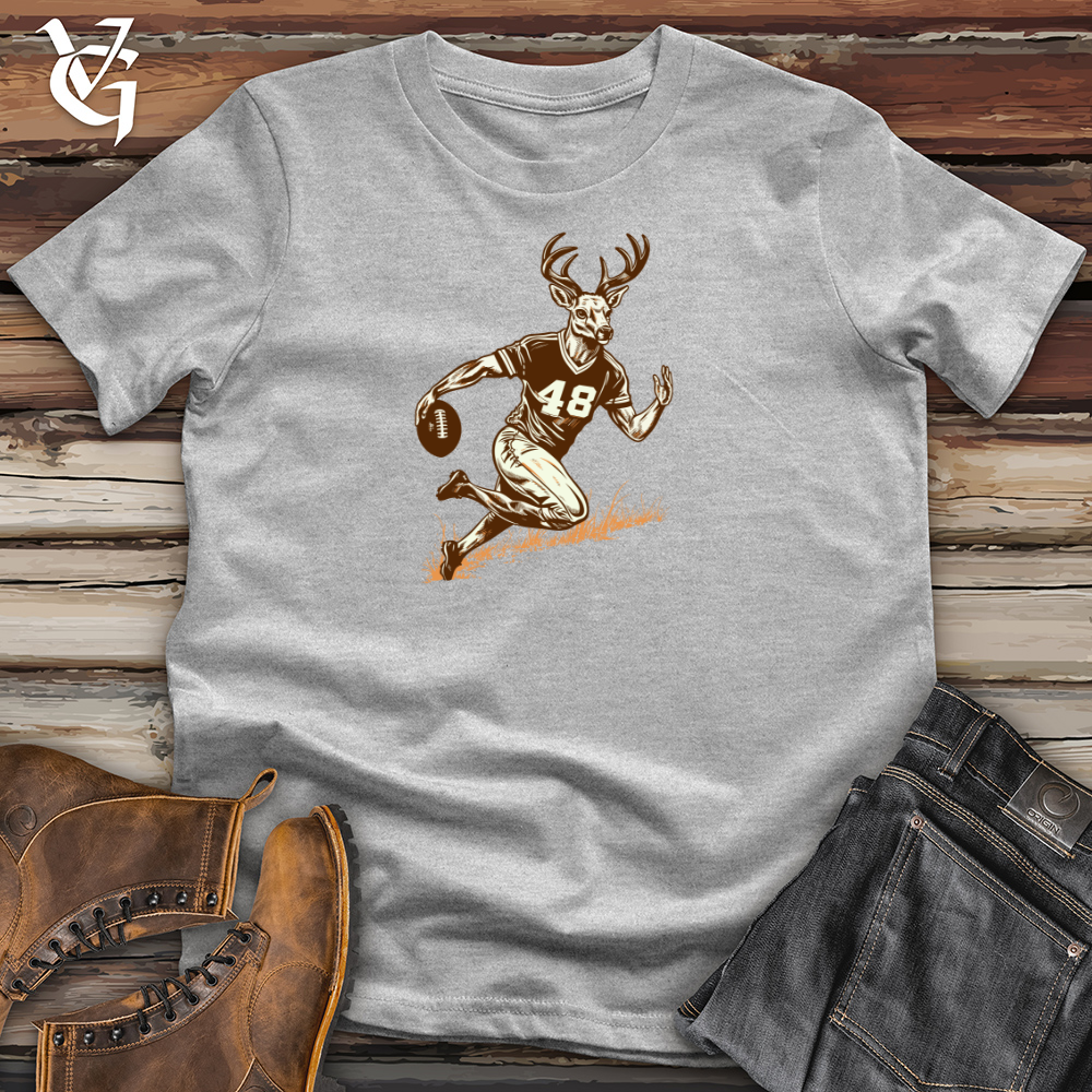 Viking Goods Gridiron Stag Cotton Tee Ash / L
