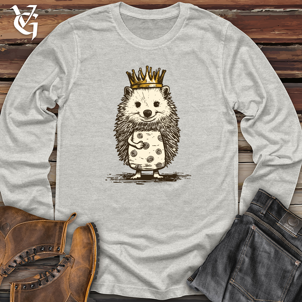 Viking Goods Hedgehog Royal Cuteness Long Sleeve Mauve / L