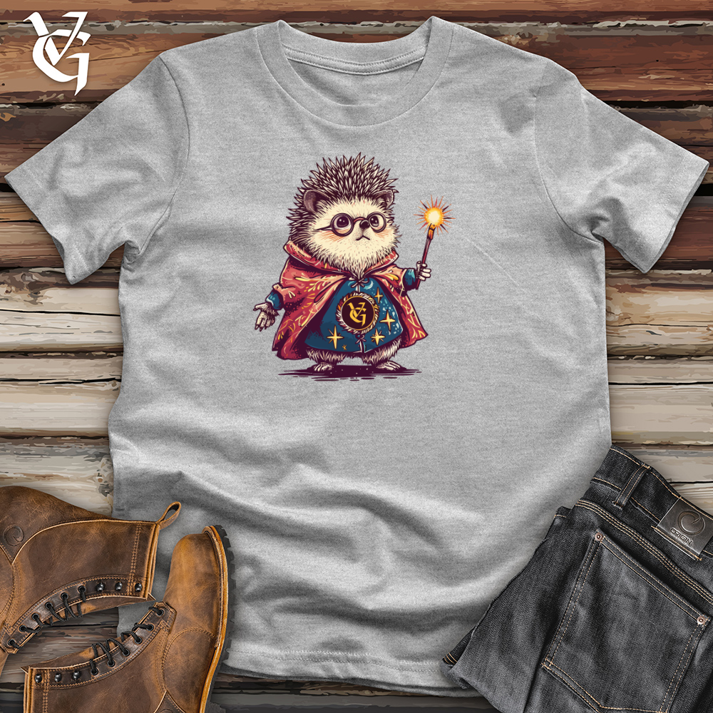 Viking Goods Hedgehog Wizard Enchantment Cotton Tee Ash / L